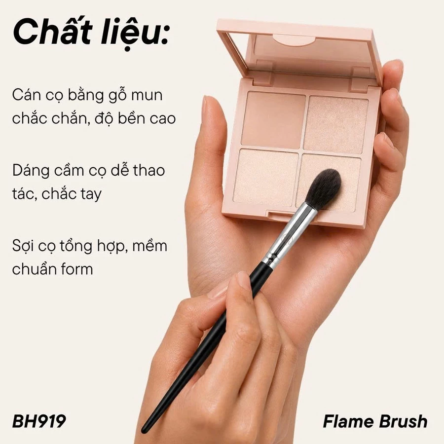 Cọ Tán Mắt Đầu Ngọn Lửa BH Cosmetics Flame Brush BH919